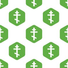 Orthodox cross pattern