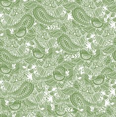 Vintage floral hand drawn seamless pattern Vector N10