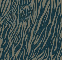 Seamless vintage style pattern with zebra or tiger print Hand