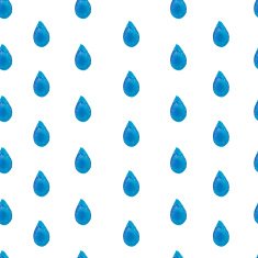 Watercolor drops seamless pattern Vector