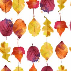 watercolor vector autumn pattern N17