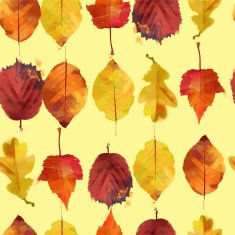 watercolor vector autumn pattern N18