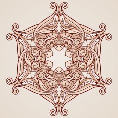Rose pink floral pattern N12