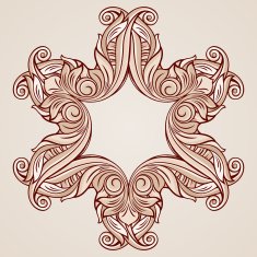 Rose pink floral pattern N13