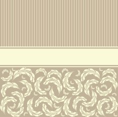 Retro greeting card template design N13