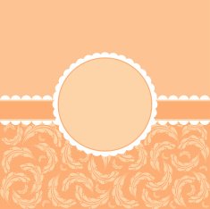 Vintage greeting card template N2