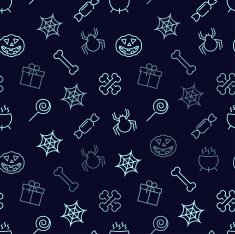 Halloween seamless background N15