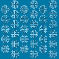 Asian-Style Medallion Pattern