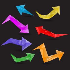 Abstract modern polygonal bubble label website N14