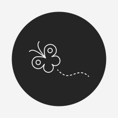 butterfly line icon N7