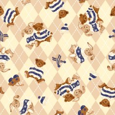 bear and rabbit pattern