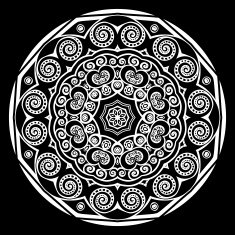Silver mandala N53