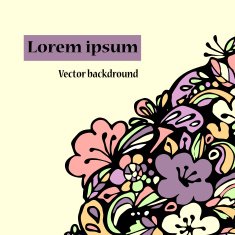 Abstract colorful background Floral