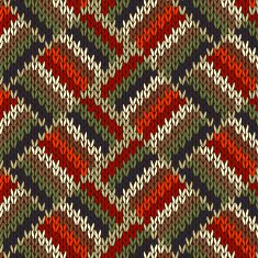 knitwear seamless vector graphic ornament N5