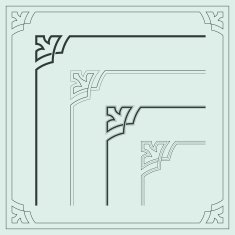 Angle Decoration of Chinese traditional style N15