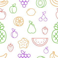 Fruits seamless pattern N5