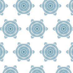 Flower pattern blue delicate colors N5