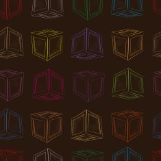 Seamless color contours of boxes