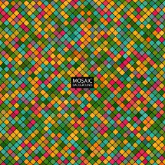 abstract mosaic background of pixel pattern multicolored squares