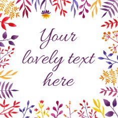 Vector watercolor floral frame Great for wedding cards and invitations N2