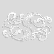 Flowers and floral elements cut from paper N7