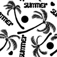 seamless pattern from palm