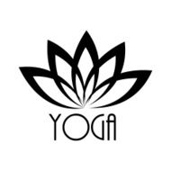 Lotus Flower Sign for Wellness Spa and Yoga Vector Illustratio N5
