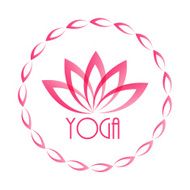 Lotus Flower Sign for Wellness Spa and Yoga Vector Illustratio N7