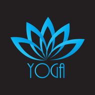 Lotus Flower Sign for Wellness Spa and Yoga Vector Illustratio N8