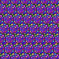 Endless background of abstract flowers N4