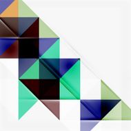 Abstract geometric background Modern overlapping triangles N244