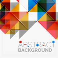 Abstract geometric background Modern overlapping triangles N248