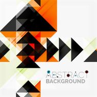 Abstract geometric background Modern overlapping triangles N251