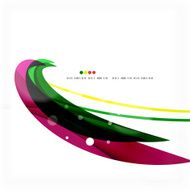 Rainbow bright light air lines background