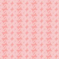 Endless white lace pattern on a pink background