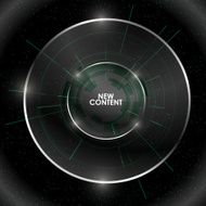 Abstract Modern technology circles vector background N41