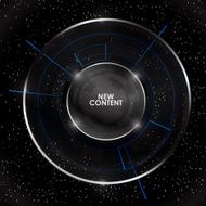 Abstract Modern technology circles vector background N43