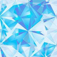 Abstract polygonal ice background
