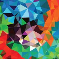 Abstract Vector geometric triangles background