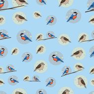 Bird seamless pattern N7
