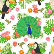 Bird seamless pattern N12