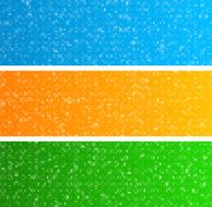 Triangles technology banners