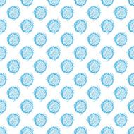 Vector seamless spotted pattern Hand drawn polka dot