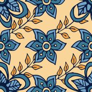 Seamless pattern with leaves N61