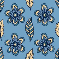 Seamless pattern with leaves N62
