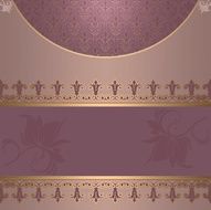Decorative vintage background with patterns N2