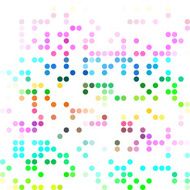 Colorful Random Dots Background Creative Design Templates N26