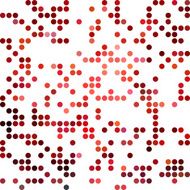 Red Random Dots Background Creative Design Templates N4