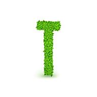 Green Leaves font T