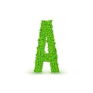 Green Leaves font A